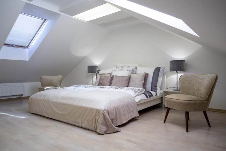 Complex rooflight loft conversion in home in Southfields SW18