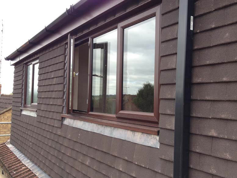 Flat roof loft conversion in home in Southfields SW18