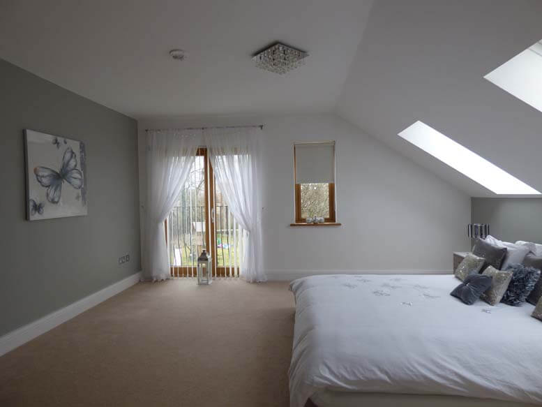 Hip to gable loft conversion in home in Barnet