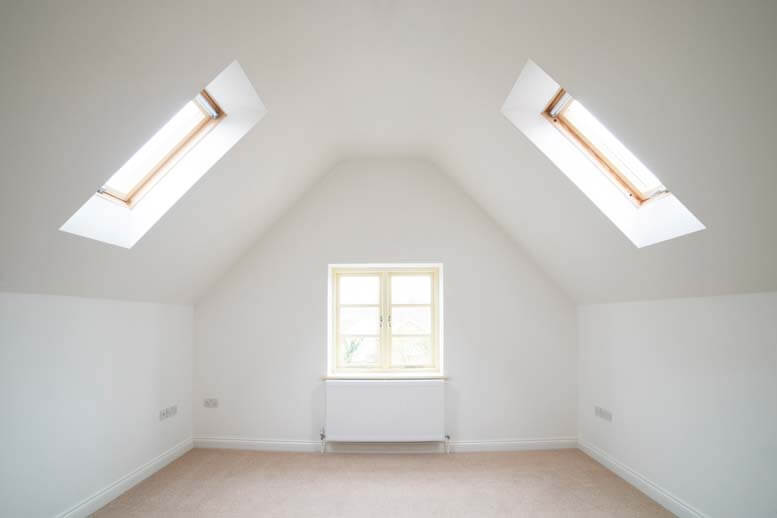 Rooflight loft conversion in house in Islington