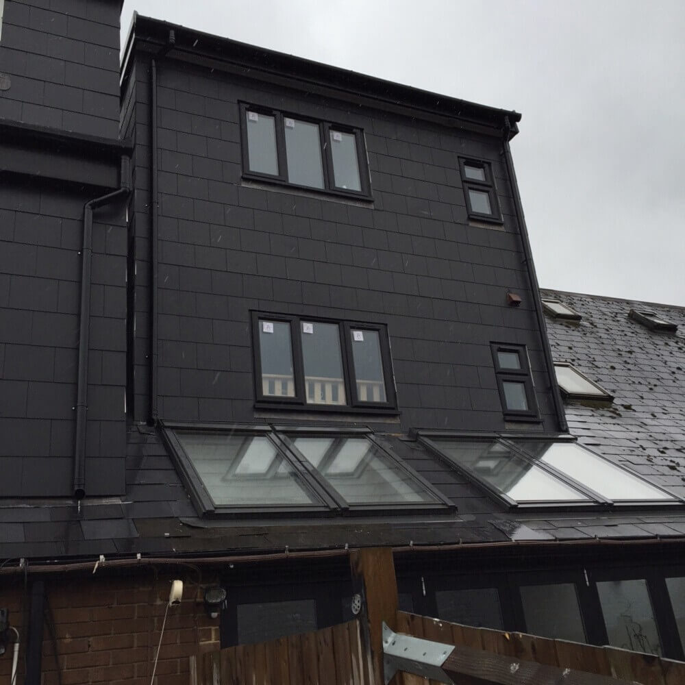 Complex loft double dormer loft conversion