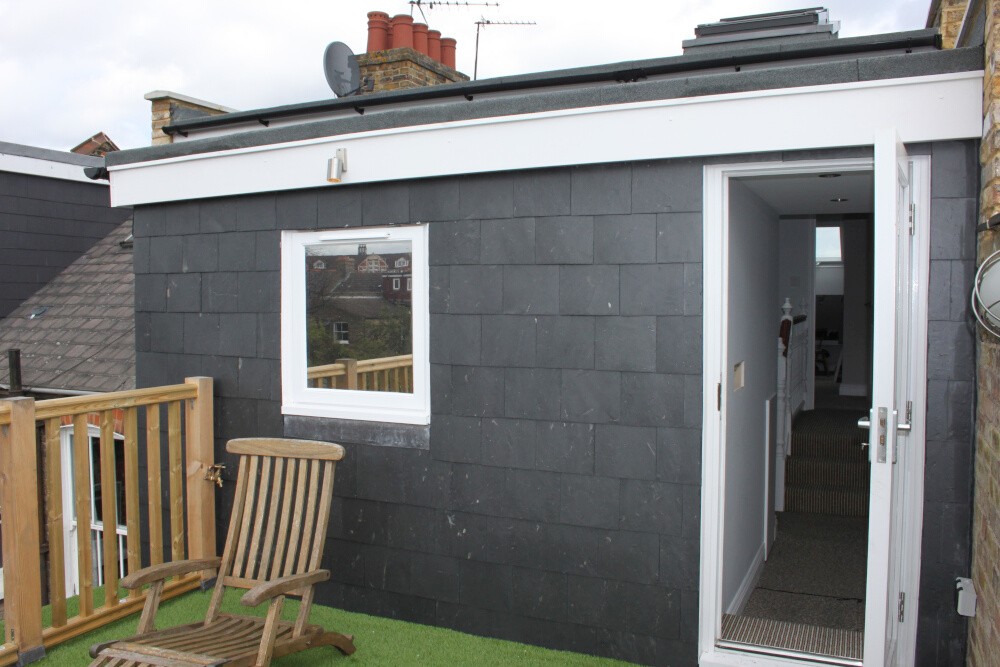 L shaped loft conversion in house in Queens Park