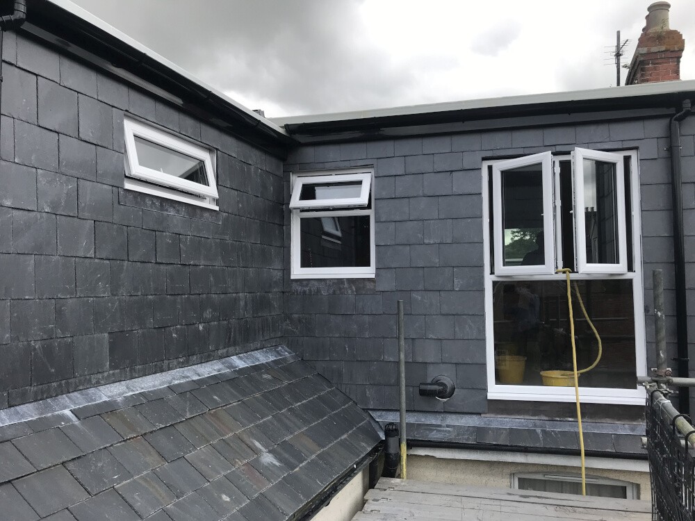 L shaped loft conversion on house in Richmond