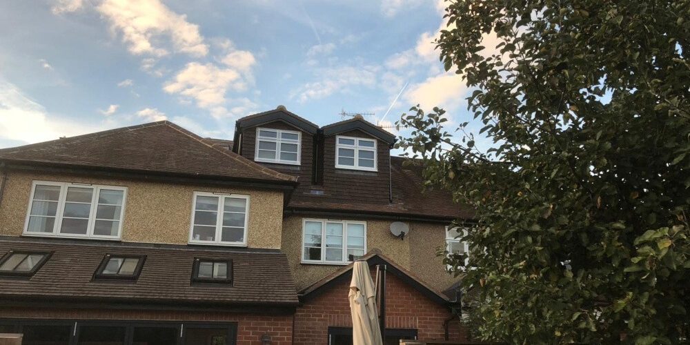Pitched roof dormers on house in Windsor