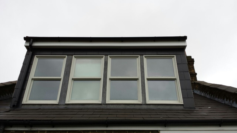 Rear flat roof dormer loft conversion in Queens Park