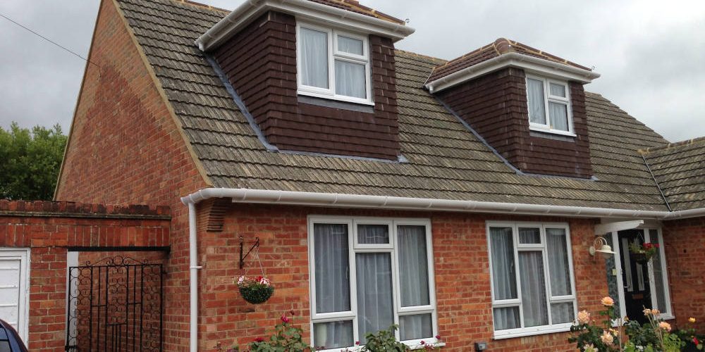 Pitched roof dormers on a bungalow in a house in Richmond